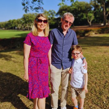 Family photo on holiday Family photo on holiday